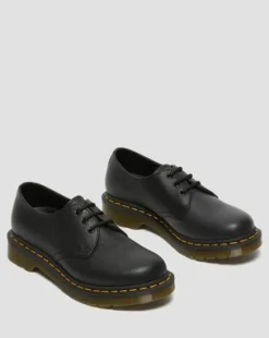 1461 Virginia Leren Oxford Schoenen in Zwart