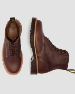 1460 Wild Grain Leren Laarzen in Sepia Bruin