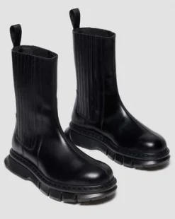 14XX QUBIST CHELSEA BOOTS in Zwart