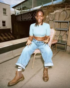 2976 Yellow Stitch Crazy Horse Leren Chelsea Boots in Donkerbruin