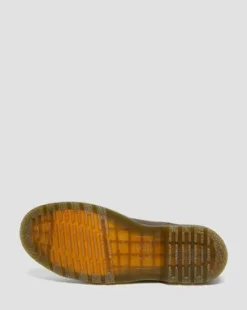 2976 Yellow Stitch Crazy Horse Leren Chelsea Boots in Donkerbruin