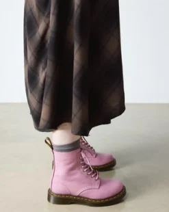 1460 Zachtleren Laarzen in Dusty Roze