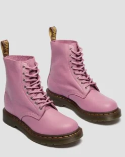 1460 Zachtleren Laarzen in Dusty Roze