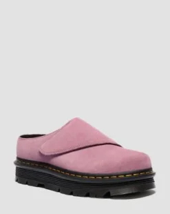 Zebzag Anywair Suède Platform Mules in Dusty Roze