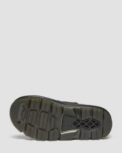 Zebzag Gewatteerde Canvas Platform Slides in Zwart