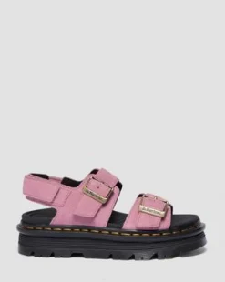 Zebzag Suède Sandalen in Dusty Roze