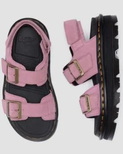 Zebzag Suède Sandalen in Dusty Roze